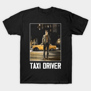 Travis Bickle's Vigilante Vision Taxi Tribute T-Shirt